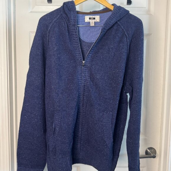 Joseph Abboud Wool Blend Speckled Zip Hoodie XXL - Picture 2 of 4